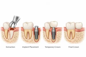 "immediate dental implant procedure steps – Vivaan Dental Clinic"