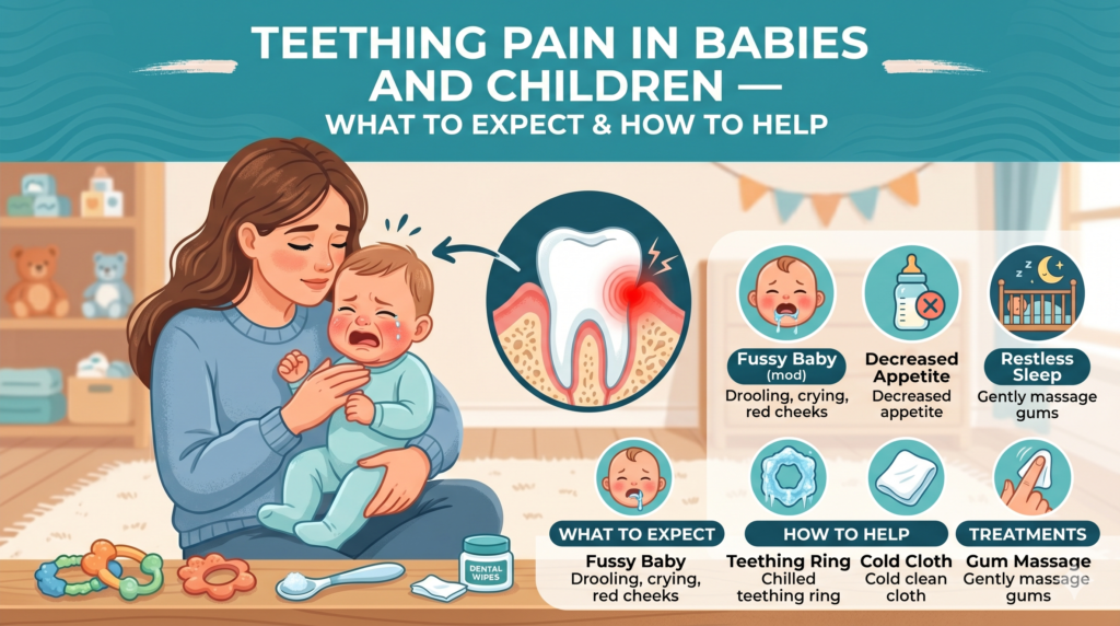 Teething Pain in Babies and Children — What to Expect and How to Help