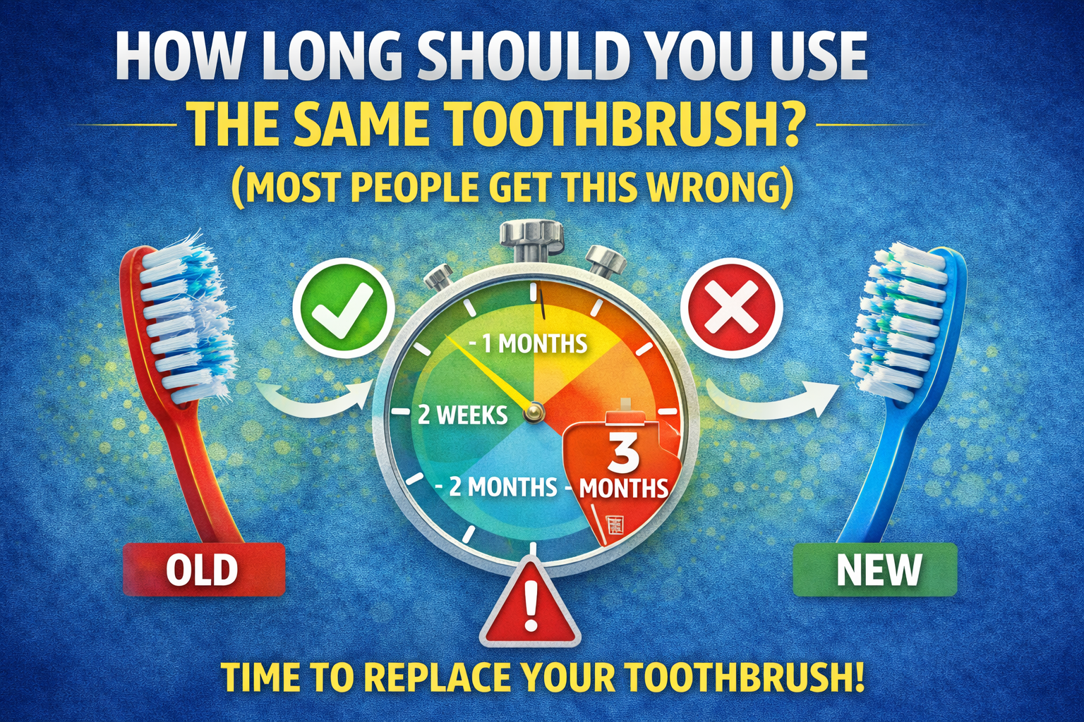 how long should you use the same toothbrush