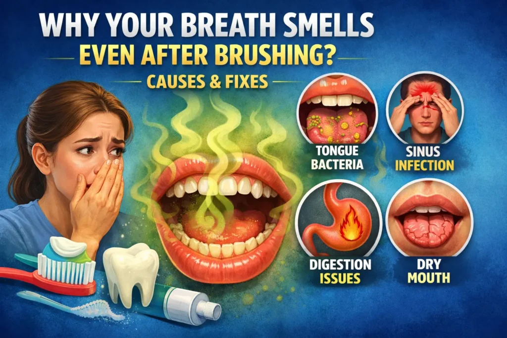 bad breath even after brushing